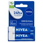 Nivea Original, pflegender Lippenstift, Duopack, 2 x 4,8 g