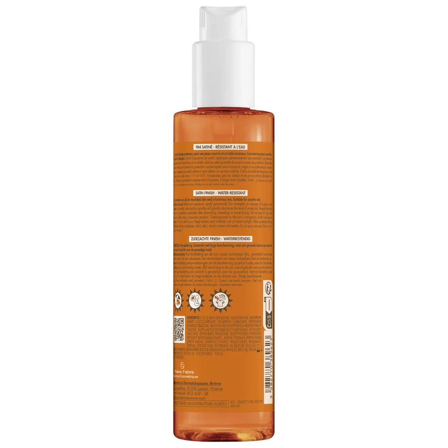 Avene Sun, hoge zonbescherming, olie, SPF 30, 200 ml