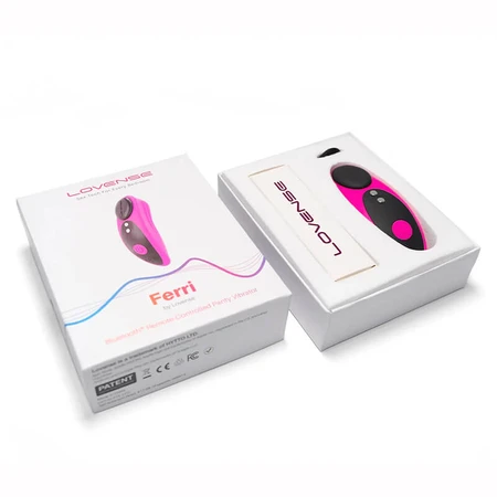 Lovense Ferri, app-gestuurde lingerie-vibrator, roze