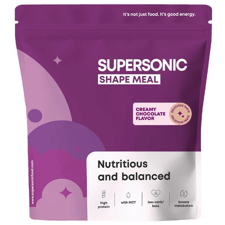 Supersonic Shape Meal, creamy chocolate flavor, 780 g