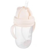 Canpol Babies, dripless cup with tube and weight, cream, 56/623, from 6 months, 270 ml