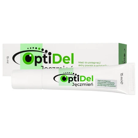 OptiDel Barley, eyelid ointment for external barley, 15 ml