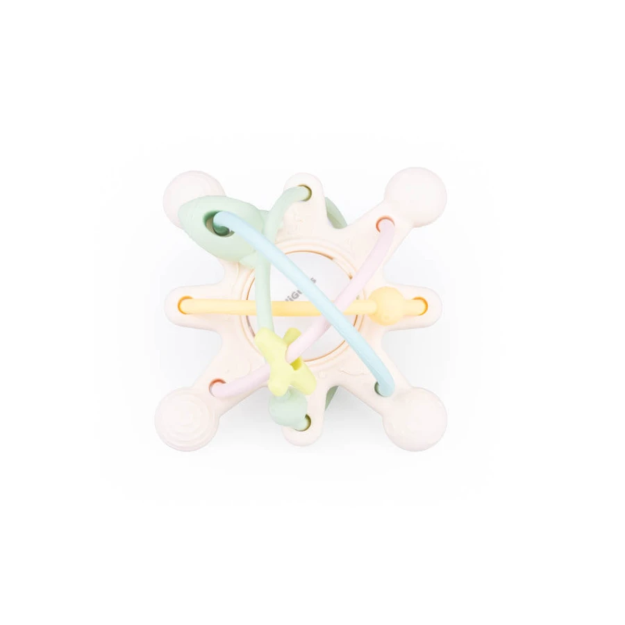Dumel GiliGums, Rassel mit Beißring, Cosmos, pastellfarben, ab 3 Monaten, 1 Stück