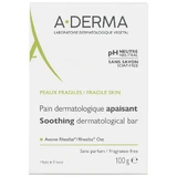 A-Derma, barra limpiadora dermatológica para cara y cuerpo, 100 g