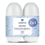 Sesderma Dryses, roll-on deodorant voor mannen, 2 x 75 ml