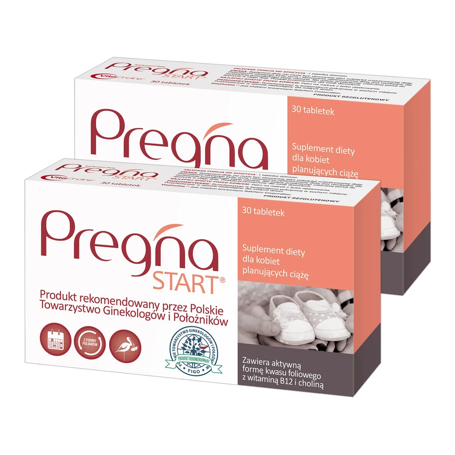 Set Pregna Start, per donne che pianificano una gravidanza, 2 x 30 compresse