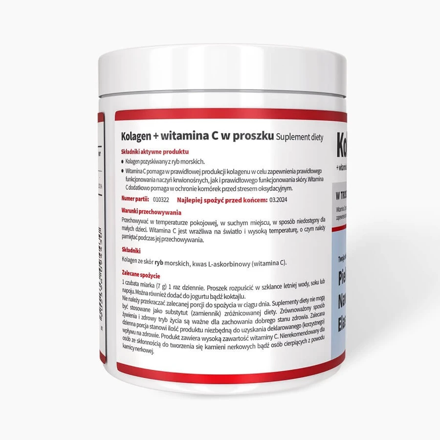 Noble Health Kollagen + Vitamin C, 100 g