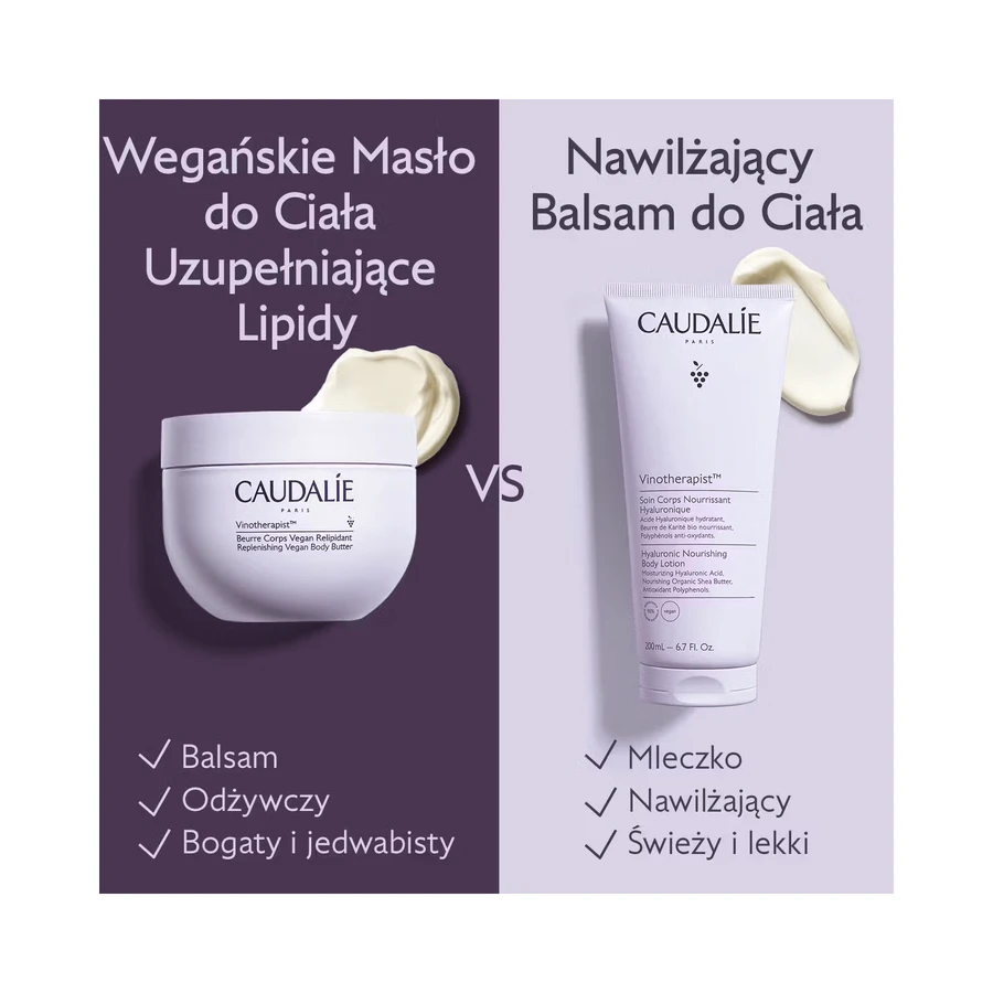 Caudalie Vinotherapist, vegane, rückfettende Körperbutter, 250 ml
