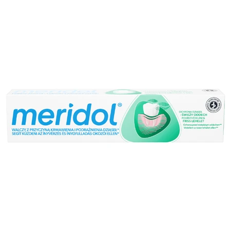 Meridol Ochrona Dziąseł i Świeży Oddech, pasta do zębów, 75 ml: ceny i cechy