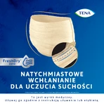 Tena Lady Pants Creme, saugfähige Slips, Größe M, 75-105 cm, Plus, 30 Stück