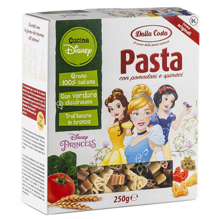 Paste din grau dur tricolore Princess, 250 g, Dalla Costa