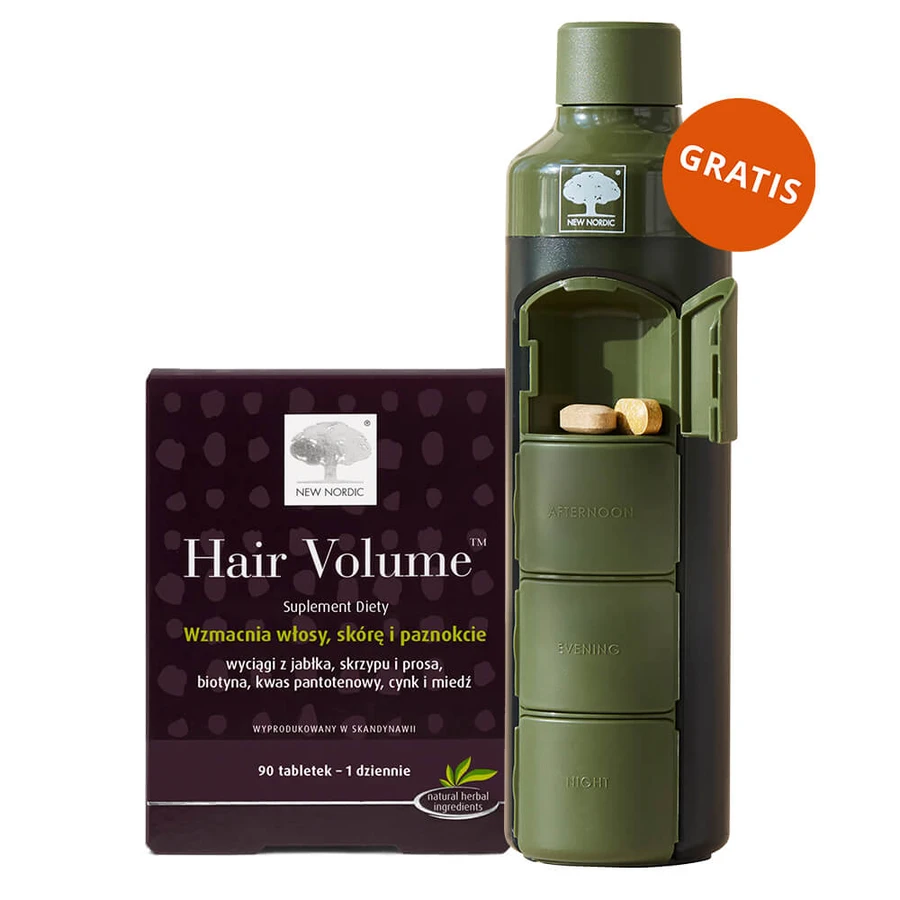 Neu Nordic Hair Volume, 90 Tabletten + Gratisflasche für die Hausapotheke