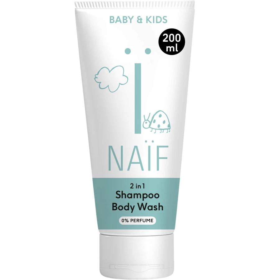 Naif Baby & Kids, szampon i żel do mycia 2w1 dla dzieci i niemowląt od 1 dnia życia, 200 ml: ceny i cechy