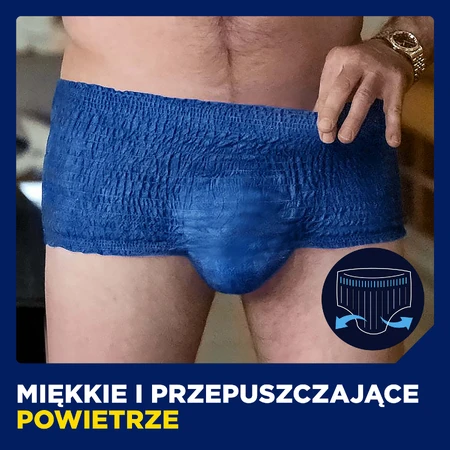 Tena Men Active Fit Pants set, absorbent panties, size L/XL, 95-130 cm, Plus, 2 x 30 pieces
