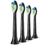 Philips, vervangende opzetborstels voor Sonicare W2 Optimal White sonische tandenborstel, zwart, 4 stuks