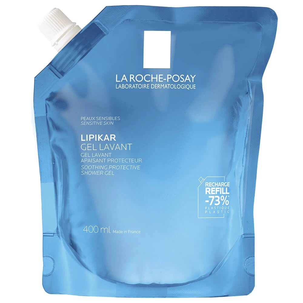 La Roche-Posay Lipikar, zachte reinigingsgel voor gezicht en lichaam, gevoelige huid, 400 ml
