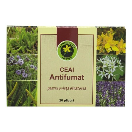 Ceai Antifumat, 20 plicuri, Hypericum