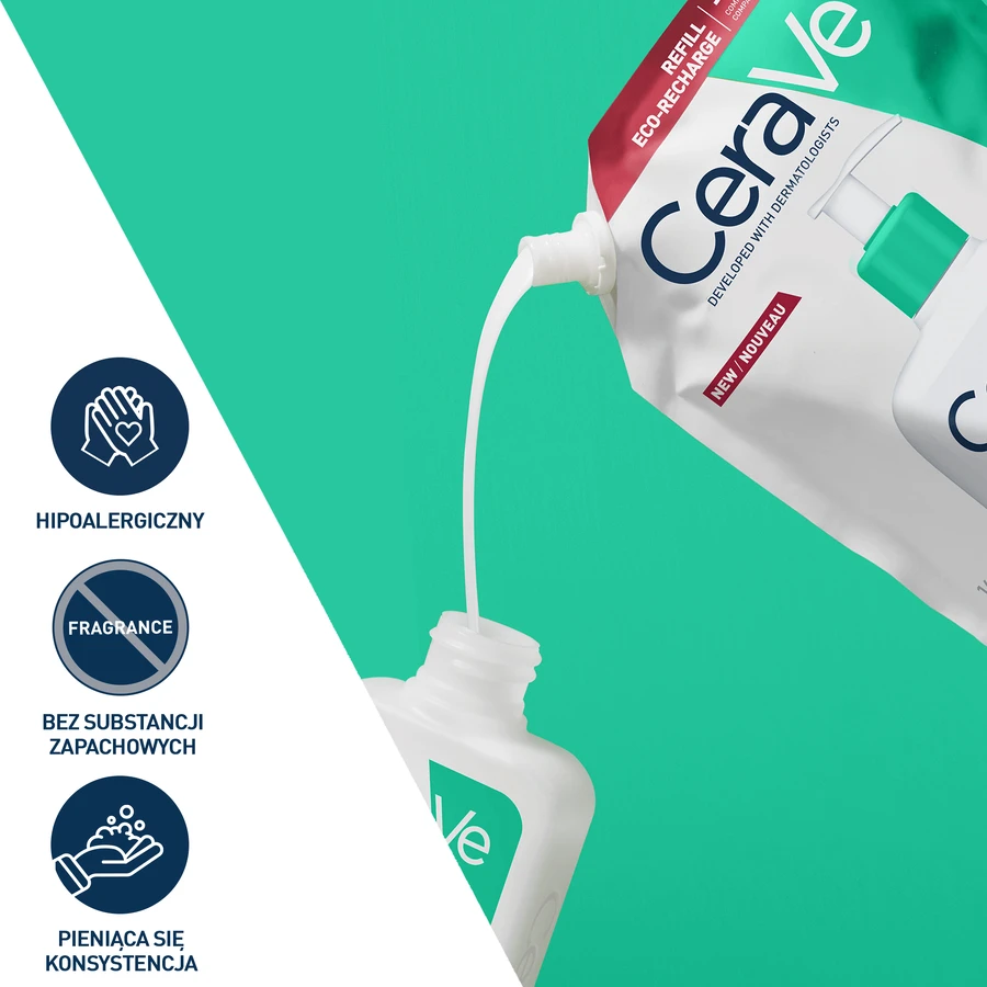 CeraVe, cleansing cleansing gel with ceramides, normal and oily skin, stock, 473 ml