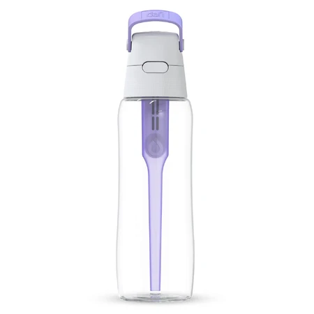 Dafi Solid, botella con filtro de agua, lavanda, 0,7 l + filtro de agua, 1 unidad