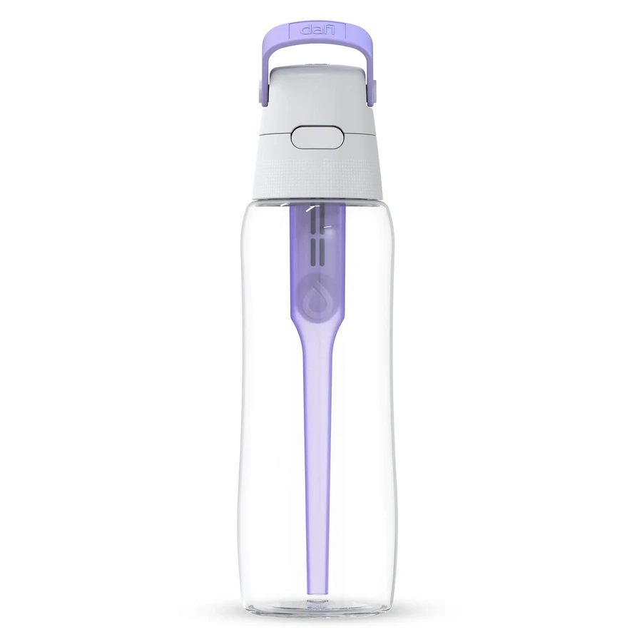 Dafi Solid, botella con filtro de agua, lavanda, 0,7 l + filtro de agua, 1 unidad