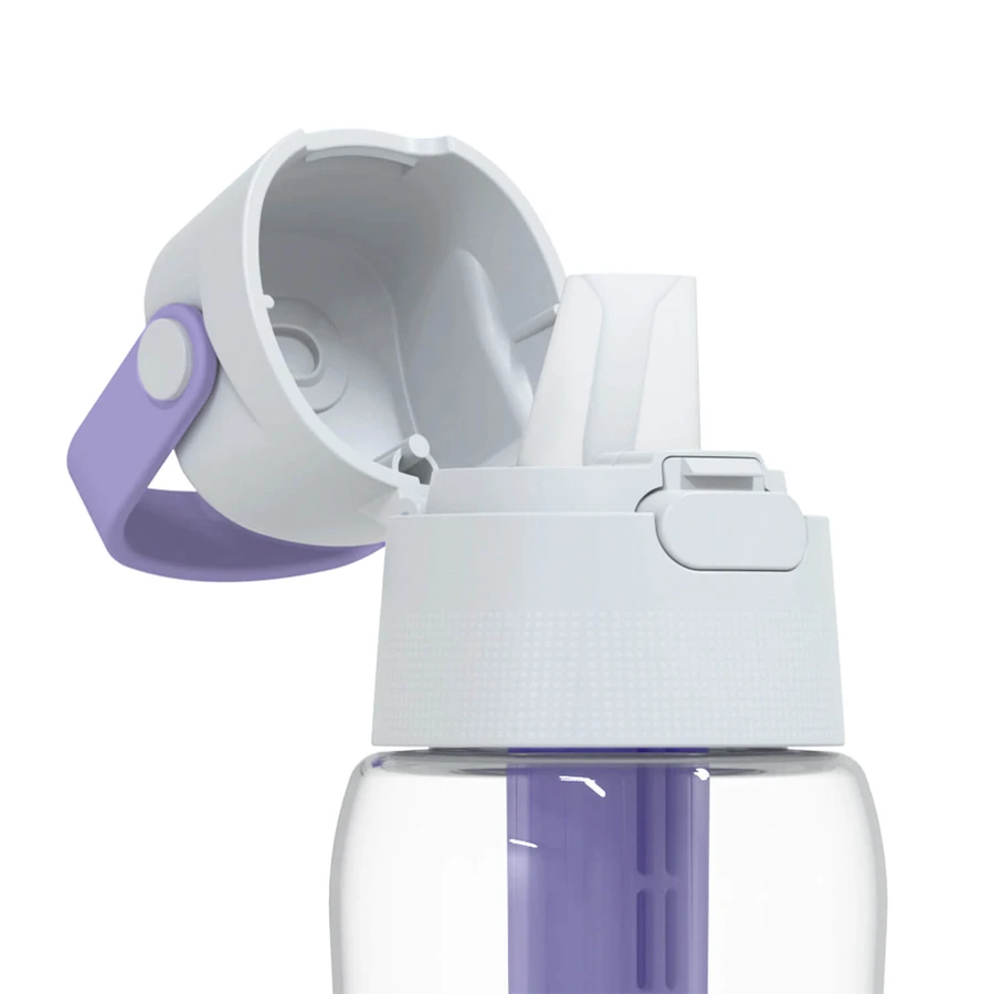 Dafi Solid, botella con filtro de agua, lavanda, 0,7 l + filtro de agua, 1 unidad