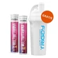Set Triggy Multivitaminico, gusto fragola, 2 x 20 compresse effervescenti + shaker, 700 ml gratis