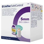 Unifine SafeControl, agujas para pluma, 30G, 5 mm, 100 unidades