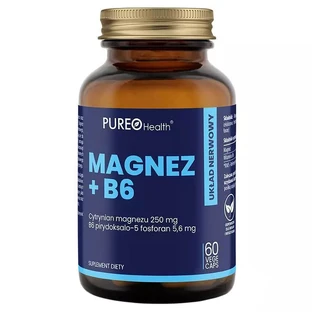 Pureo Health Magnesium+B6, 60 capsules