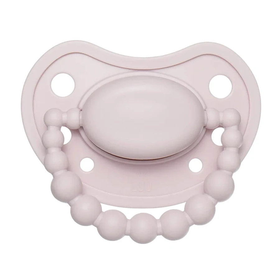 Luu Kids, sucette, positionnement, silicone, Blueberry Shake, 0-3 mois, 1 pièce