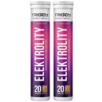 Set Triggy Elektrolity, aromă de grapefruit-cranberry, 2 x 20 comprimate efervescente