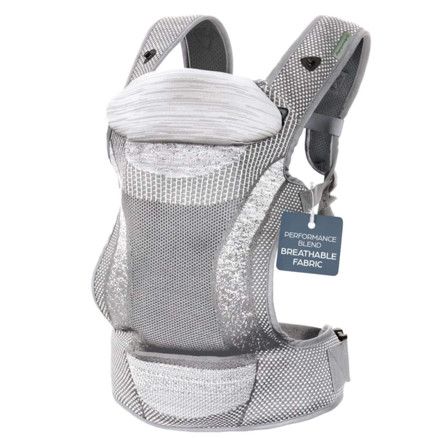 Gebreide draagzak met 3 posities Inspire, 3,5-15 kg, Grijs, Dreambaby