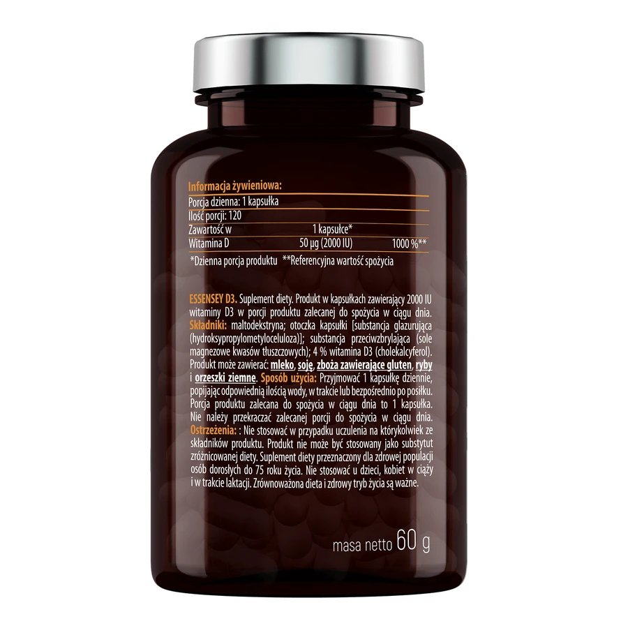 Essensey D3, 120 capsules