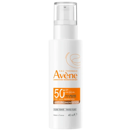 Avene Sun, extra hoge zonbescherming, getinte anti-pigmentatie vloeistof, SPF 50+, 40 ml
