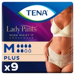 Tena Lady Pants Creme, absorberende slips, maat M, 75-105 cm, Plus, 9 stuks