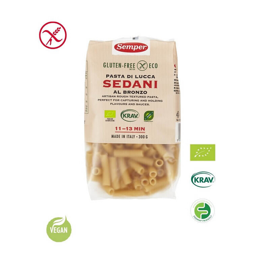 Biologische Selderij Pasta glutenvrij, 300 g, Semper