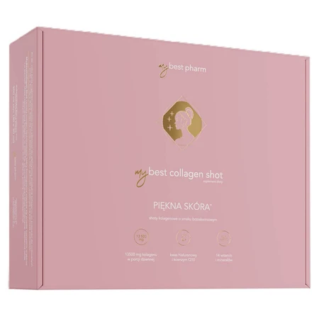 MyBestCollagen Shot, smak brzoskwiniowy, 30 ml x 30 shotów: ceny i cechy