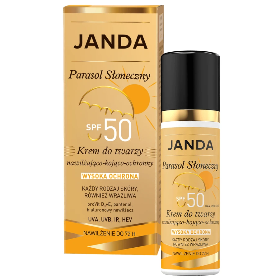 Janda Sun Parasol, Gesichtscreme, SPF 50, 50 ml