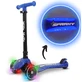 LED opvouwbare step met verlicht platform Sparky, + 3 jaar, Blauw, Milly Mally