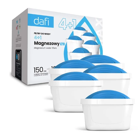 Dafi Unimax Mg+, magnesiumfilter voor kannen, 5 stuks