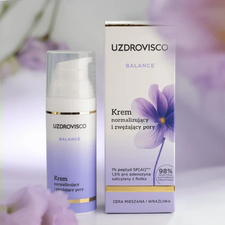 Uzdrovisco Balance, crema normalizadora y tensora de poros, 50 ml