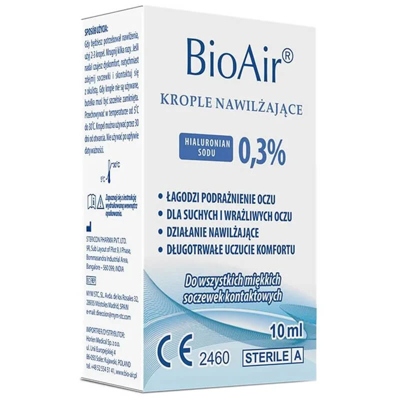 BioAir Hydraterende Oogdruppels, 10 ml