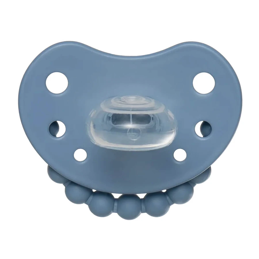 Luu Kids, succhietto, posizionamento, silicone, Cloudy Blue, 3-6 mesi, 1 pezzo