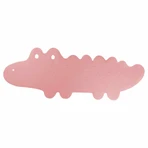 Bocioland, Anti-Rutsch-Badematte, rosa Krokodil, 1 Stück
