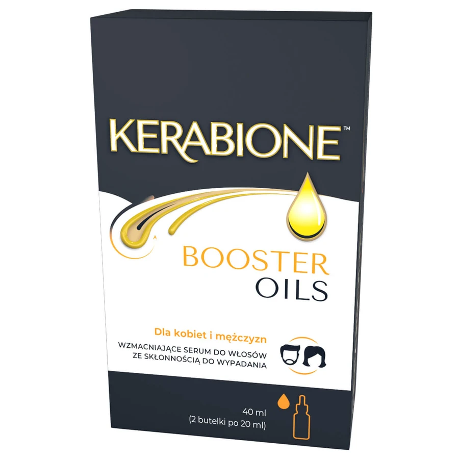 Kerabione Booster Oils, versterkend serum voor haar dat de neiging heeft uit te vallen, 2 x 20 ml
