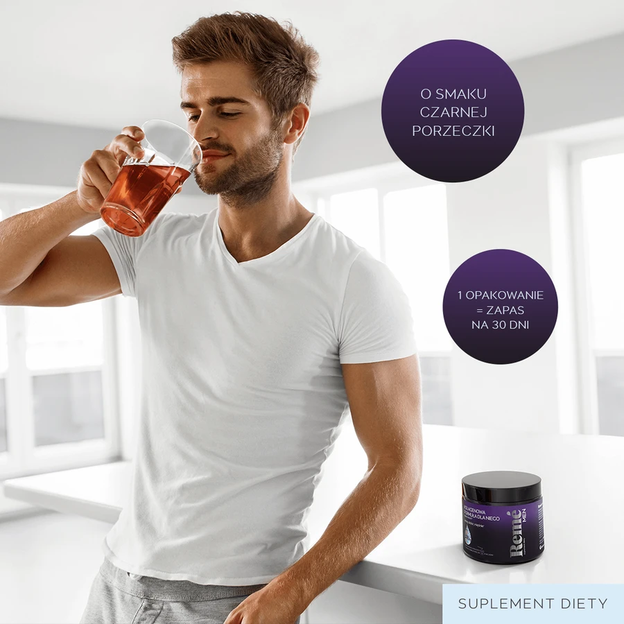 Reme Men Collagen Formula for Men, gusto ribes nero, 150 g