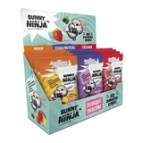 Bunny Ninja Rolls Mix, fruitsnack, gemengde smaken, 15 g x 18 stuks
