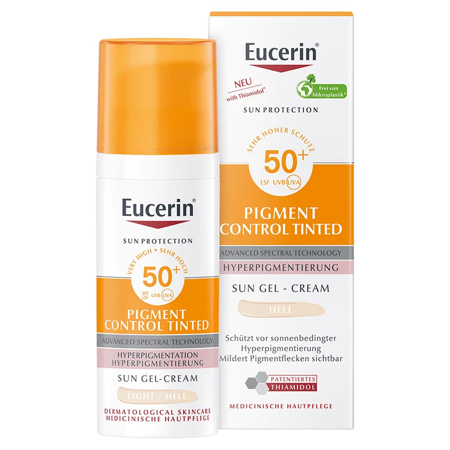 Eucerin Sun Protection Pigment Control, anti-pigmentation protective fluid, color. light, SPF 50+, 50 ml