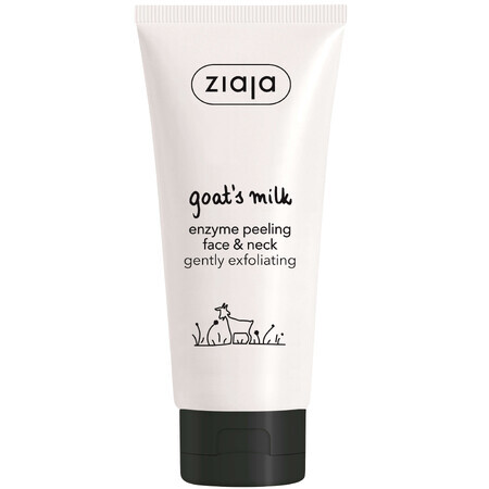 Peeling cu enzime pentru fata si gat Goat's Milk, 75 ml, Ziaja