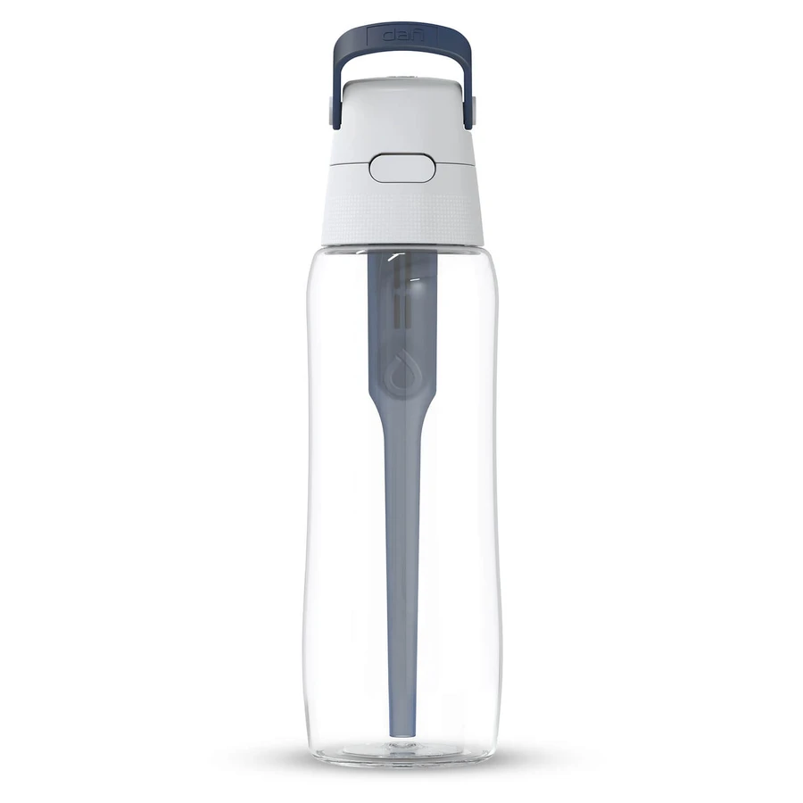 Dafi Solid, filterfles, denim, 0,7 l + waterfilter, 1 stuk