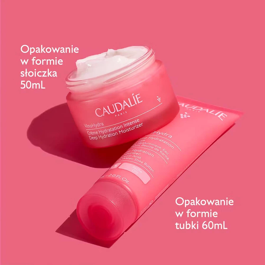 Caudalie VinoHydra, intensiv feuchtigkeitsspendende Gesichtscreme, 50 ml